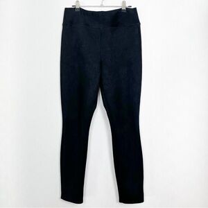 GAP Women’s True Black Faux‎ Suede Leggings Pants Size Medium